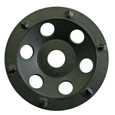 Eibenstock PCD csiszolótárcsa (fekete), beton, Ø 125 mm, 6 kerek PCD-szegmens (EBS 1802)