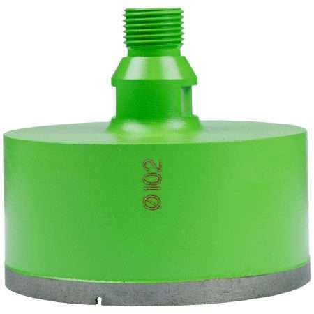Eibenstock Gyémánt nedves fúrófej, R½“, Ø 102 mm, 40 mm használható hossz, csempe, kőagyag, természetes kő
